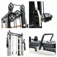 Tour de Pilates cinétique en alliage d'aluminium, demi-trapeze, pour studio commercial, rééducation à domicile, machine d'entraînement et de remodelage corporel