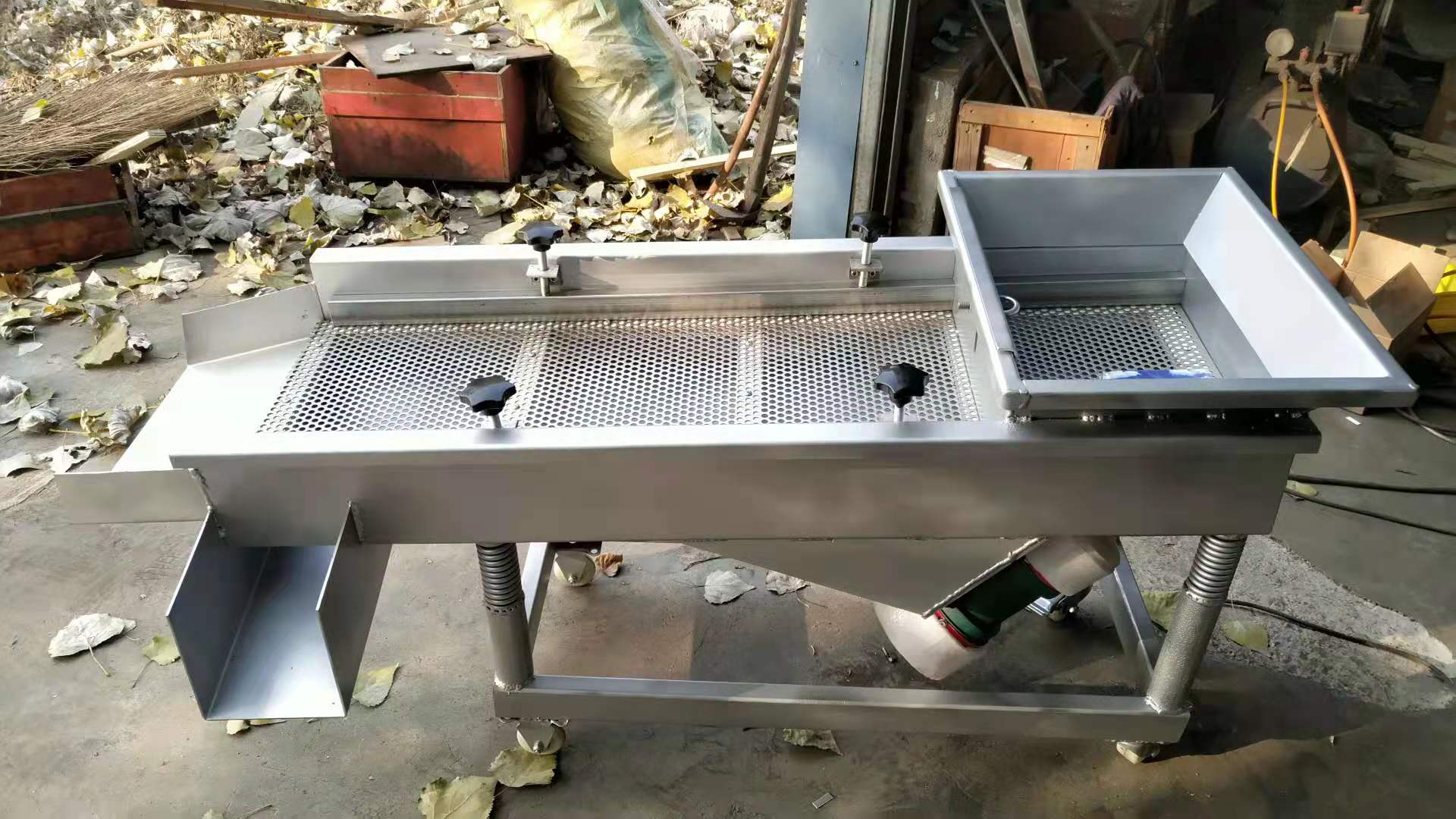 ステンレス鋼スクリーンピーナッツ選別機/米豆デストナー/振動式高速