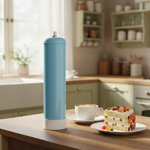 أداة تزيين الحلويات المخصصة من المورد: أسطوانة غاز معدنية ذكية للكريمة المخفوقة سعة 1/0.95 لتر مع توصيل سريع وموزع كريمة - Product Image 2