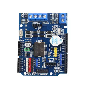 L298P <b>Motor</b> Driver Board Dual H-Bridge DC <b>Stepper</b> <b>Motor</b> <b>Control</b> Arduino Expansion Module - Product Image 4