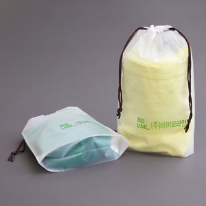 Bolsas de Embalaje Personalizadas de Algodón con Cordón, Bolsas de Malla para Cosméticos, Bolsas de Compras de Plástico con Cordón para Navidad - Product Image 4