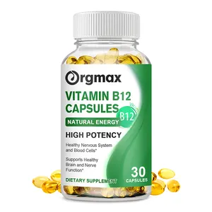 OEM/ODM High Potency 30pcs Health Energy Support Vitamin B12 Immune Capsules