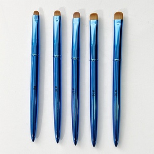 Hot Selling <b>Round</b> Head Nail Art French Pen Professional Nail Art <b>Brush</b> Factory Customized OEM/ODM Nail <b>Brush</b> Metal Pen Holder - Product Image 2