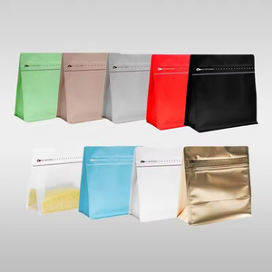Empaque Multicolor con Cierre de Cremallera, de Papel de Aluminio, Autoportante, Reciclable, Impreso con Serigrafía, para Alimentos para Mascotas y Granos de Café - Product Image 2