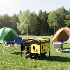 مولد ديزل فائق الهدوء من سينو إنيرجي SE12DF بقوة 12 كيلو واط، 380 فولت، 50/60 هرتز، أحادي الطور مع مولد تيار متردد وبدء تشغيل عن بعد ونظام ATS - Product Image 3