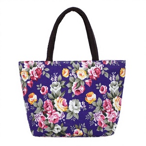 Bolsa de Compras de Lona con Logotipo Personalizado, Regalo para Mamá, Bolsa de Playa Ecológica con Estampado de Moda para Mujer, Bolsa de Hombro de Poliéster - Product Image 3