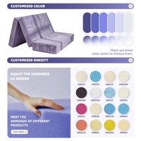 Colchón Plegable Personalizado para RV, Cama de Espuma Viscoelástica Triple para Autocaravanas, Remolques de Viaje y Autocaravanas de Diferentes Marcas