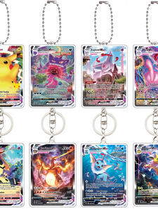 Акриловый брелок-подвеска PTCG Pokémon English Sword Shield 6.5 Mystery Simulation Qiu Geng Ghost для рюкзака, подарок - Product Image 1