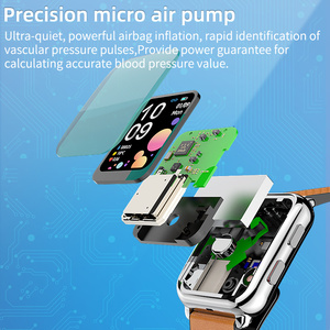 Đồng Hồ Thông Minh Đo Huyết Áp Máy Bơm Khí TPU Thế Hệ Thứ Hai Vòng Đeo Tay Thông Minh Thời Gian Chờ Dài 30 Ngày - Product Image 3