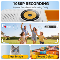 G22 Taşınabilir Anahtarlık Kamera 1080P HD Kayıt 27.2g Ultra Hafif, 1.47 İnç LCD Ekran, 21 Yaratıcı Filtre PC Web Kamerası Fonksiyonu