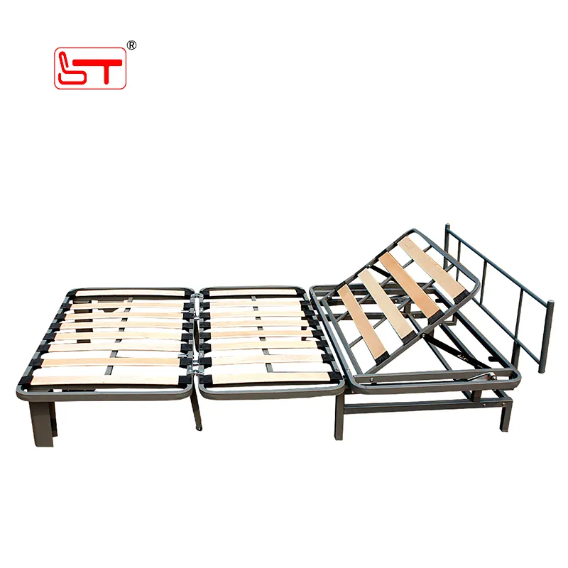 Mobili soggiorno singolo Twin Size metallo ferro letto da giorno estraibile divano letto struttura