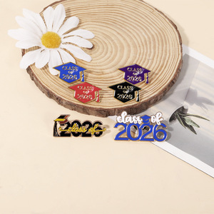 Collar de Graduación Personalizado para Academia Escolar 2026 para Insignia, Serigrafía 3D, Esmalte Suave Magnético, Metal Chapado en Oro, Regalo de Graduación - Product Image 4