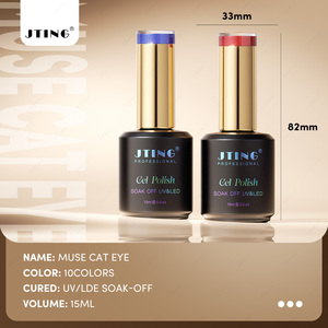 JTING Nouvelle Collection de Vernis à Ongles Gel Effet Œil de Chat <span class=keywords><strong>Muse</strong></span> 10 Couleurs – Ongles Colorés, Personnalisation Gratuite OEM, Vernis à Ongles Gel Professionnel - Product Image 2