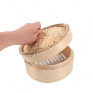 Bambou Céramique Cuiseur Vapeur <span class=keywords><strong>Couscous</strong></span> Pot Induction <span class=keywords><strong>Meilleur</strong></span> pour les Boulettes Toujours Pan Boulette Riz Nouilles Bun Cabinet Chop Stick - Product Image 4