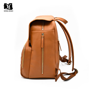 <span class=keywords><strong>Sac</strong></span> à <span class=keywords><strong>langer</strong></span> pour bébé en cuir végétalien personnalisable par le fabricant, couleur camel/cognac/crème/marron foncé, <span class=keywords><strong>sac</strong></span> à dos pour maman - Product Image 3