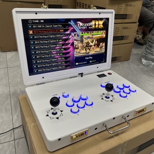 Doppia <span class=keywords><strong>Console</strong></span> <span class=keywords><strong>Arcade</strong></span> Portatile Pandora da 21 Pollici, Pieghevole, in Metallo e Vetro, con Joystick, a Moneta, Multiplayer - Product Image 6