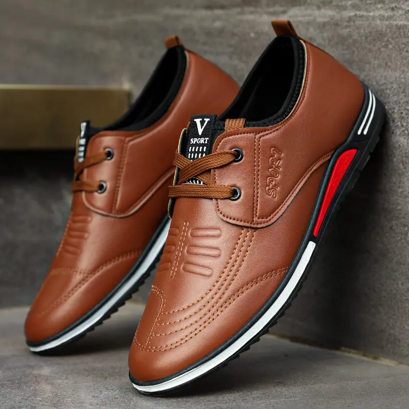 2022 Cheap Sale High Quality Customized Genuine Leather Mens Casual Dress Shoes