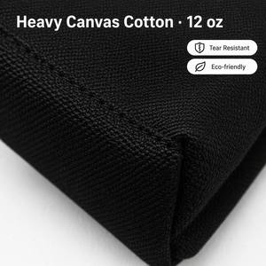 Black Cotton <b>Tote</b> <b>Bag</b> <b>Nurse</b> Life Letter Print Shoulder <b>Bag</b> Reusable Shopping Grocery <b>Bag</b> - Product Image 2