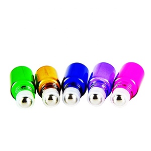 Mini échantillon d'huile essentielle parfumée Santo 1ml 2ml 3ml 5ml 10ml, flacon roll-on en verre transparent ou ambré personnalisé avec diffuseur à bâtonnets, 100 pièces - Product Image 2