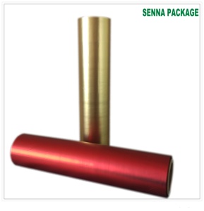 Rollo de laminación térmica de oro Pet, rollo de Bopp prerecubierto, mate, el mejor tipo - Product Image 3