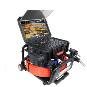 Caméra d'inspection vidéo CCTV QYTeco à double système, nouvelle caméra à double tête pour le nettoyage des canalisations, produit très vendu - Product Image 1