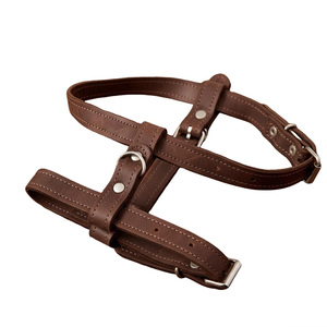 Accessori Personalizzati per <span class=keywords><strong>Cani</strong></span>: Pettorina e Guinzaglio in Morbida Pelle per Bulldog Francesi - Product Image 5