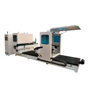 Wood door production machine CNC Door frame Double-end Cutting saw