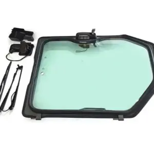 Front Door glass Window Assembly 7109665 7109661 6679476 6729776 for Loader S100 S130 S150 S300