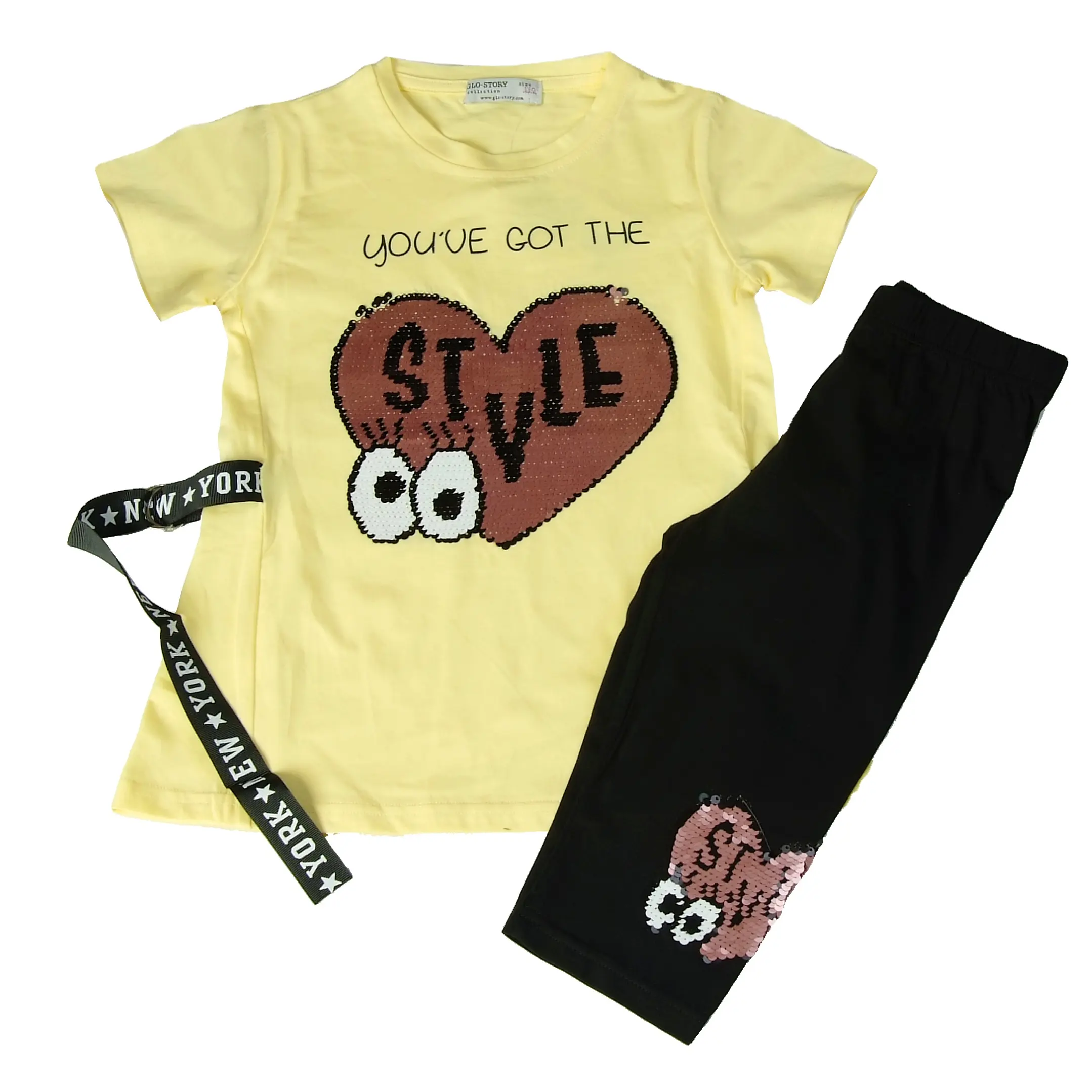 Комплекты одежды для девочек, детская летняя одежда, комплект из двух предметов, качественная одежда