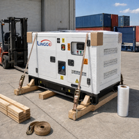 Groupe électrogène diesel de type ouvert 250 kVA, usage intensif, triphasé 400 V, pour l'alimentation des sites miniers