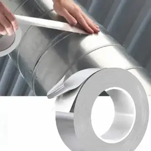 Aluminum Foil Tape Insulation Adhesive Metal High Temperature Heavy Duty HVAC Tape