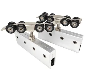 Aluminium Sliding Hanger Deur Roller En Track Voor Moving Glazen schuifdeur roller