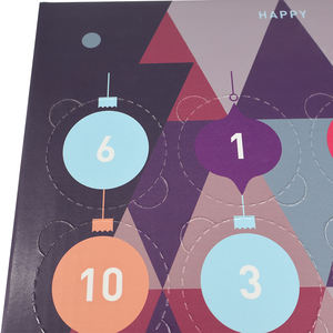 Calendrier de l'Avent personnalisé en carton imprimé pour Noël, pour boissons alcoolisées, jus, spiritueux, vin, bière - Product Image 4