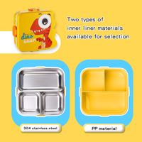 Conteneurs de stockage des aliments pour enfants de l'école Bento étanche en gros d'usine Boîte à bento pour enfants Boîte à lunch en plastique