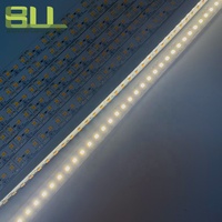 2835 120leds/m lampu keras Led 2700K Strip Led putih hangat 24V untuk pencahayaan kabinet di bawah