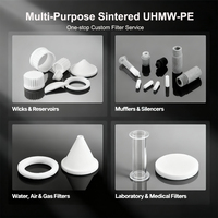 Filtre à air poreux en PE fritté certifié ISO9001, OEM/ODM, haute résistance chimique, personnalisable, taille de pores précisément contrôlable de 1 à 500 µm