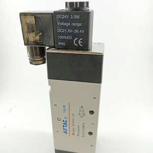 Válvula Solenoide Airtac de 2 Posiciones y 5 Vías 4V410 15, Tipo Aire, Electro-Neumática, Uso Mecánico - Product Image 3