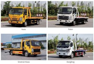 Dongfeng 4X2 Road Rescue & Breakdown Serviceheavy duty t China ISO9000 CCC Certified Customizable Emission <b>Flatbed</b> Wrecker <b>Truck</b> - Product Image 4