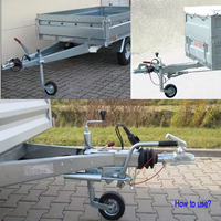 Vente en gros de crics latéraux de remorque de haute qualité de 1000 à 2000 livres, roue jockey en acier de 6 à 8 pouces pour caravane, bateau, camping-car, accessoires de remorque