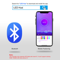 Controlador de Píxeles BT para Teléfono Móvil ESANN SP110E, para Tiras LED WS2811 WS2812B SK9822 APA102