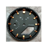 Kit de modification de cadran de montre en laiton noir pour Casioak Gshocks GA2100 - Remplacement du cadran - Kit DIY léger