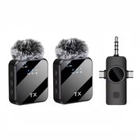 Système de microphone sans fil avec casque d'oreille Lavalier à main Récepteur multicanal 3 canaux pour les performances en direct