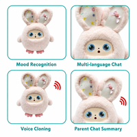 Peluche interactive intelligente à reconnaissance d'humeur avec rétroaction émotionnelle, contrôle vocal, apprentissage STEM pour enfants, OEM Tuya