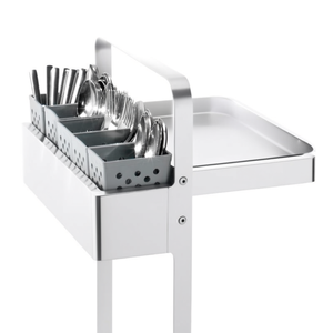 Carrello Porta Cesti Porta Posate F0260210 in Metallo Stile Sportivo - Product Image 2