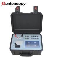 Testeur de résistance CC pour transformateur électrique à double baldaquin, machine portable d'essai de résistance des enroulements