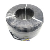 OFC Schwarz Weiß Flexibles Stromkabel Draht 2 Adern 3 Adern 4 Adern FLEX 0,5mm 0,75mm 1mm 1,5mm 2,5mm 4mm 60M 70M 80M 90M 100M