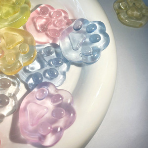 ของเล่นบีบมือรูปอุ้งเท้าแมวสีสันสดใสโปร่งใสสำหรับเด็ก - Product Image 5