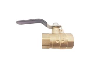 Bon prix poignée de traction en laiton eau manuelle 2 pièces filetage femelle vanne à boisseau sphérique droite 209DN vanne à boisseau sphérique - Product Image 3
