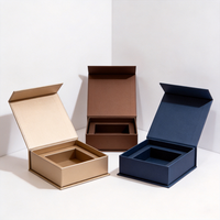 Boîte en papier rigide de qualité supérieure avec logo personnalisé, recyclable, fermeture magnétique, en forme de livre, pour la fête des mères, bijoux, cosmétiques