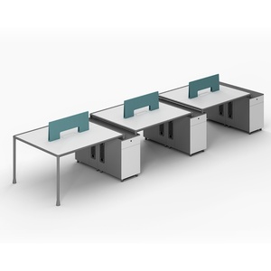 New Design Modern Office Furniture China 4 People Office <b>Desk</b> <b>Workstation</b> Office Partitions Table <b>Workstation</b> - Product Image 3
